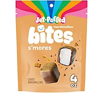 Jet-Puffed Marshmallow Bites Smores Flavored Coated Marshmallows In Resealable Bag - 4 Oz