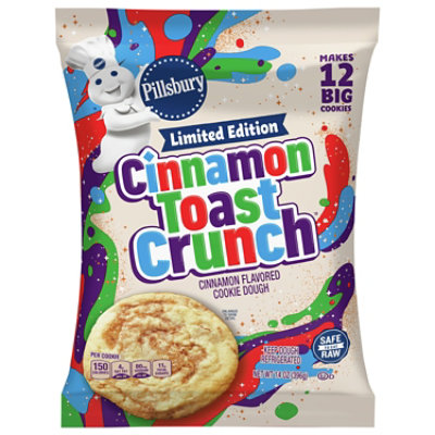 Pillsbury Ready To Bake Cinnamon Toast Crunch Cookie Dough 12 Count - 14 OZ - Image 3