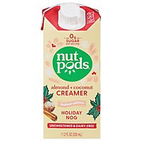 Nutpods Creamer Holiday Nog Unsweetened - 11.2 FZ - Image 2