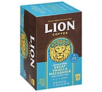 Lion Decaf Vanilla Mac K Cup Coffee - 12 CT