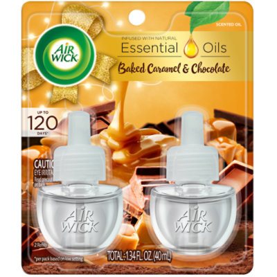 Air Wick Baked Caramel Chocolate Scented Oil - 67 Oz