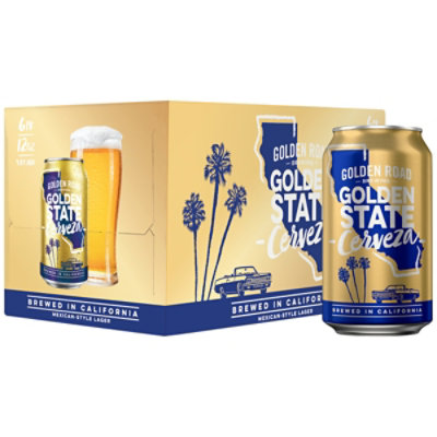 Golden Road Golden State Cerveza In Cans - 6-12 FZ