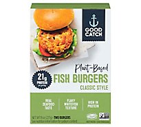 Good Catch Fish Burger Plant Based Classic Style - 8 Oz