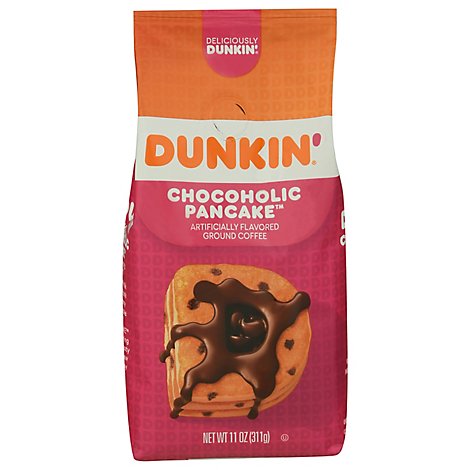 Dunkin Chocoholic Pancake Ground Coffee - 11 OZ