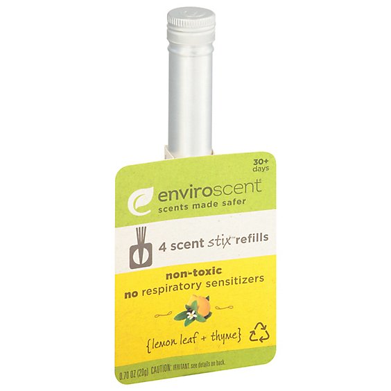 Enviroscent Scent Stix Refill Lemon Leaf - EA