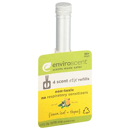 Enviroscent Scent Stix Refill Lemon Leaf - EA - Image 1