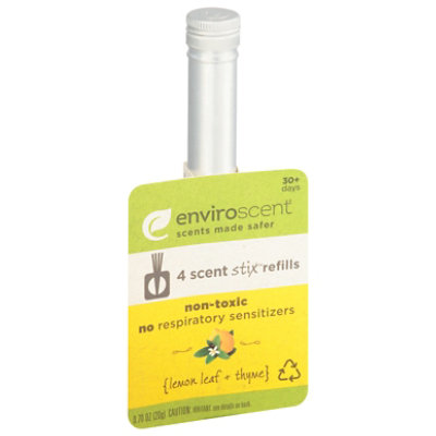 Enviroscent Scent Stix Refill Lemon Leaf - EA - Image 1