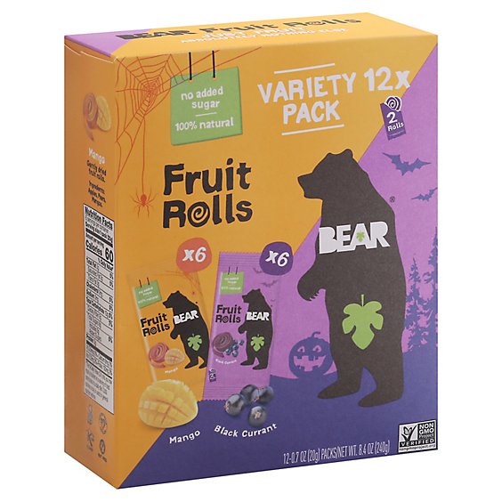 Bear Yoyo Fruit Roll Mango Multipak - 8.4 OZ