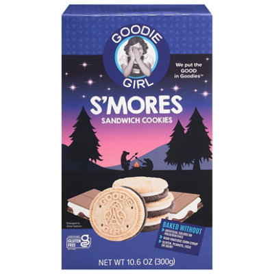 Goodie Girl Cookie Sandwch Smores Creme - 10.6 OZ