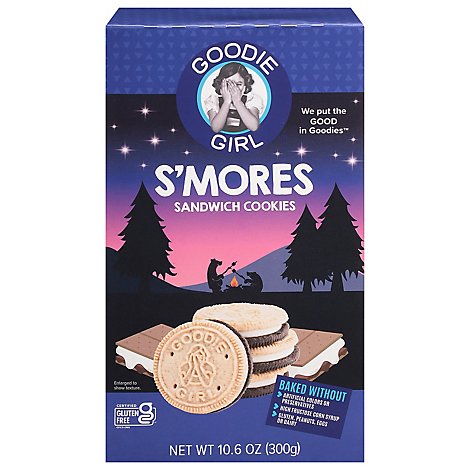 Goodie Girl Cookie Sandwch Smores Creme - 10.6 OZ