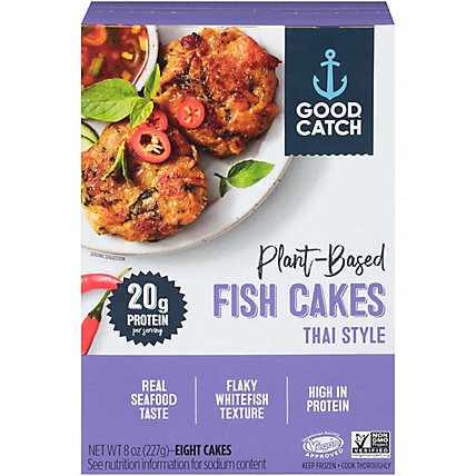 Good Catch Fish Cake Plant Based Thai Style - 8 Oz - Image 3
