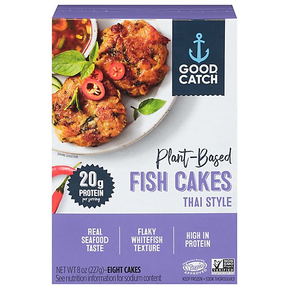 Good Catch Fish Cake Plant Based Thai Style - 8 Oz
