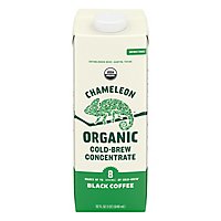 Chameleon Multi serve Concentrate 100% Arabica Organic Cold Brew Black Coffee Carton - 32 Fl. Oz. - Image 1