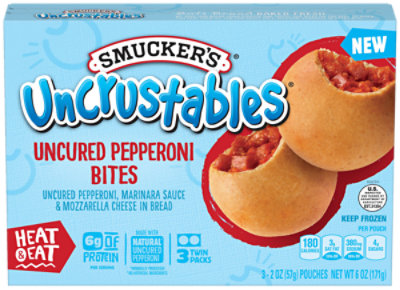 Smucker Uncrustable Pepperoni Bites 3 Count - 2 OZ