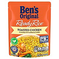 Ben's Original Ready Rice Easy Dinner Side Roasted Chicken Flavored Rice Pouch - 8.8 Oz - Image 4