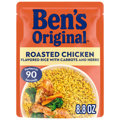 Ben's Original Ready Roasted Chicken Flavored Rice with Carrots And Herbs Pouch - 8.8 Oz - Image 2