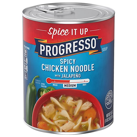 Progresso Spicy Chicken Noodle With Jalapeno Soup - 18.5 OZ