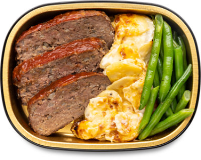 ReadyMeals Meatloaf With Scalloped Potatoes & Green Beans - EA - Image 1