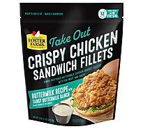 Foster Farms Crispy Chicken Fillet W/buttermilk Ranch Sauce - 18 OZ