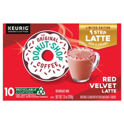 The Original Donut Shop One Step Red Velvet Latte Keurig Single Serve K Cup Pods - 10 Count - Image 4
