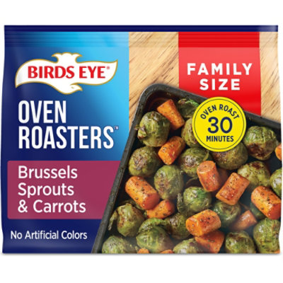 Birds Eye Family Size Oven Roasters Brussels Sprouts And Carrots Frozen Vegetables - 28 Oz - Image 1