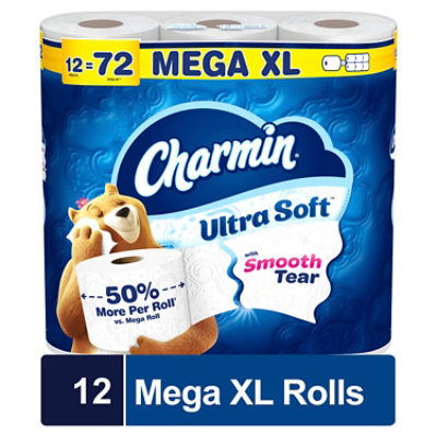 Charmin Soft 12 Super Mega - 12 Count