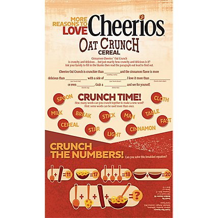Cheerios Cinnamon Oat Crunch Cereal - 24 OZ - Image 6