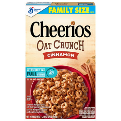 Cheerios Cinnamon Oat Crunch Cereal - 24 OZ