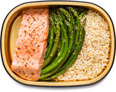 ReadyMeals Salmon With Brown Rice & Asparagus - EA - Image 1