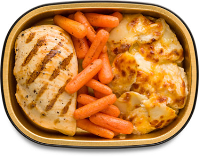 ReadyMeals Grilled Chicken With Carrots & Scallop Potatoes - Each - Image 1