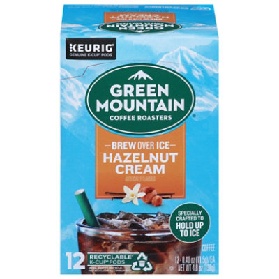 Green Mountain Coffee Roasters Brew Over Ice Hazelnut Cream Coffee K Cup Pods - 12 Count - Image 3