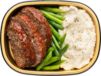 ReadyMeals Meatloaf With Green Beans & Mashed Potatoes - Each - Image 1