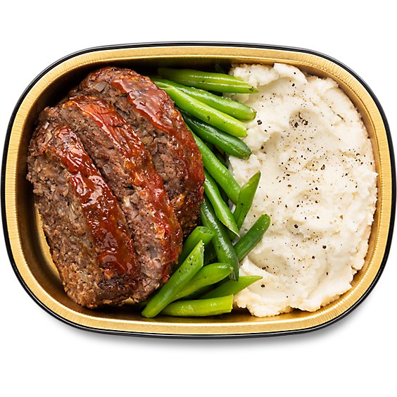 ReadyMeals Meatloaf With Green Beans & Mashed Potatoes - EA