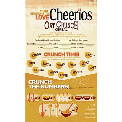 Cheerios Oats N Honey Oat Crunch Cereal - 24 OZ - Image 6