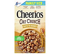 Cheerios Oats N Honey Oat Crunch Cereal - 24 OZ
