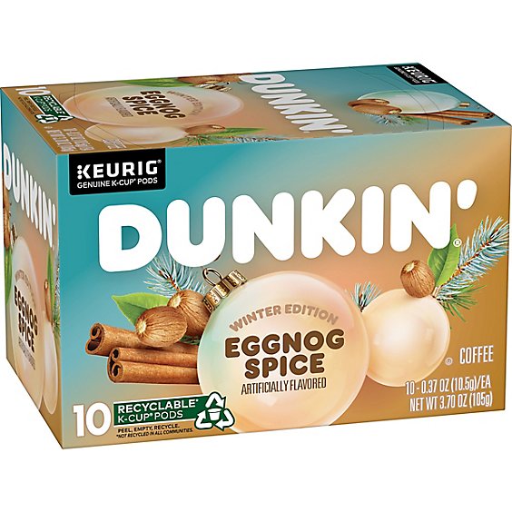 Dunkin Eggnog Spice K-cups - EA