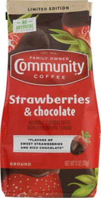 Community Strawberries & Chocolate Coffee - 11 OZ - Image 2