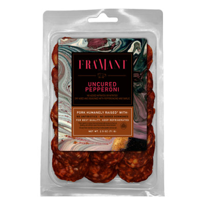 Fra' Mani Pepperoni Sliced - 3 Oz - Image 1