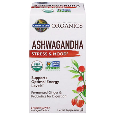 Gol Mykind Organics Ashwagandha Tablets - 60CT - Image 1