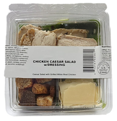 Fresh Creative Cuisine Chicken Caesar Salad W Dressing - 10.25 OZ - Image 1