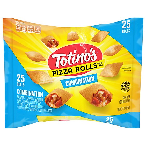 Totino's Combination Pizza Rolls 25 Count - 12.2 OZ