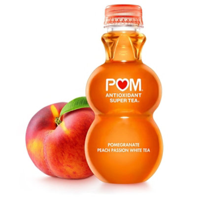 POM Wonderful Pomegranate Peach Passion White Antioxidant Super Tea - 48 Fl. Oz. - Image 3