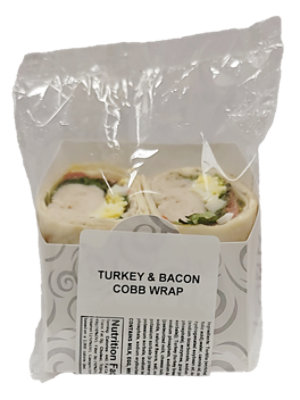 Turkey & Bacon Cobb Wrap - 9.15 OZ - Image 1