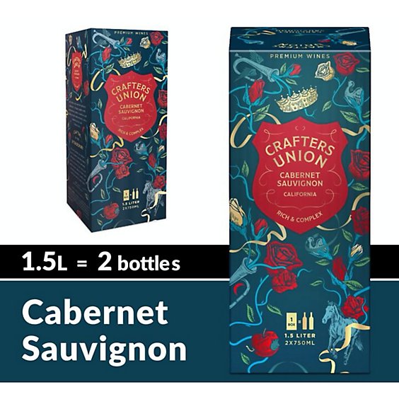 Crafters Union Cabernet Sauvignon Red Wine Box - 1.5 Liter