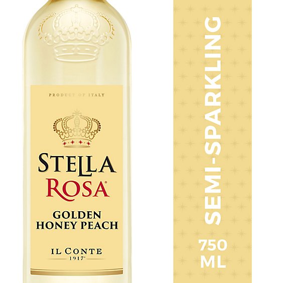 Stella Rosa Golden Honey Peach Flavored Italian Wine - 750 Ml