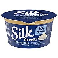 Silk Greek Style Vanilla Coconut Milk Yogurt Alternative - 5.3 Oz - Image 1