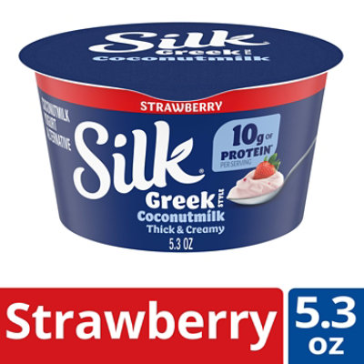 Silk Greek Style Strawberry Coconutmilk Yogurt Alternative - 5.3 OZ