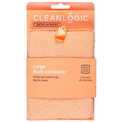 Cleanlogic Bath & Body Exfoliating Body Scrubber - Each - Image 1