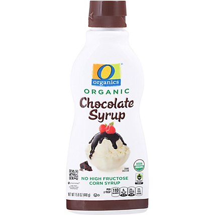 O Organics Syrup Chocolate - 15.8 OZ - Image 2