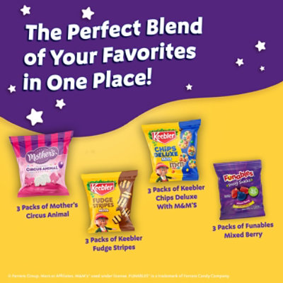 Keebler Sweet Treat Mix - Variety Pack 12 Packs Box - 11.4Oz - Image 2